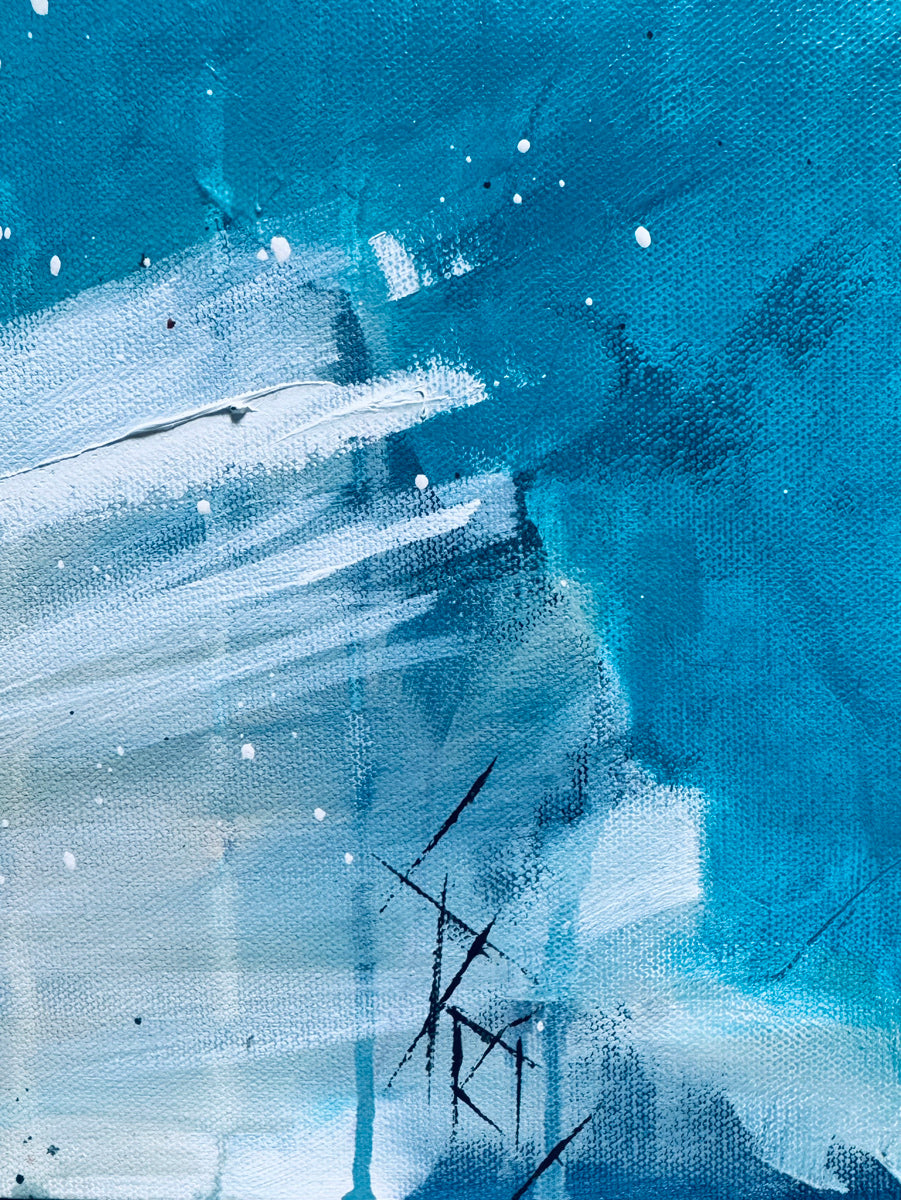 Tableau peinture à l'huile - LOIN