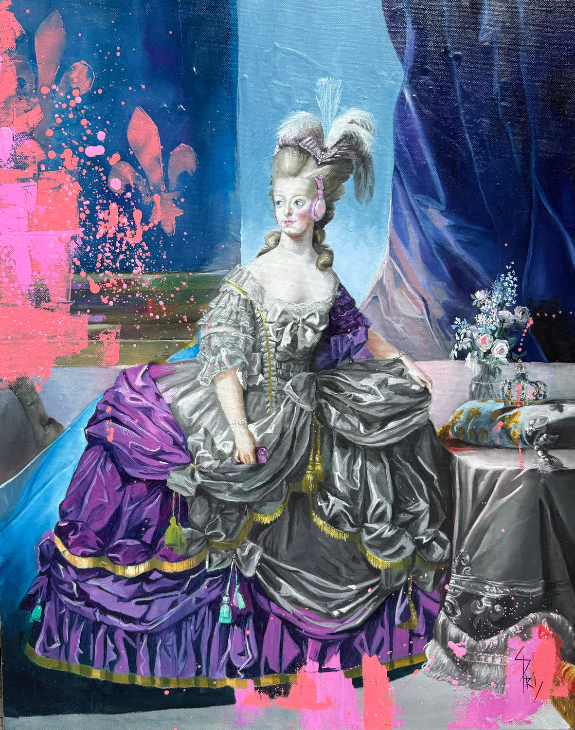 Marie-Antoinette d'après Vigée-Lebrun