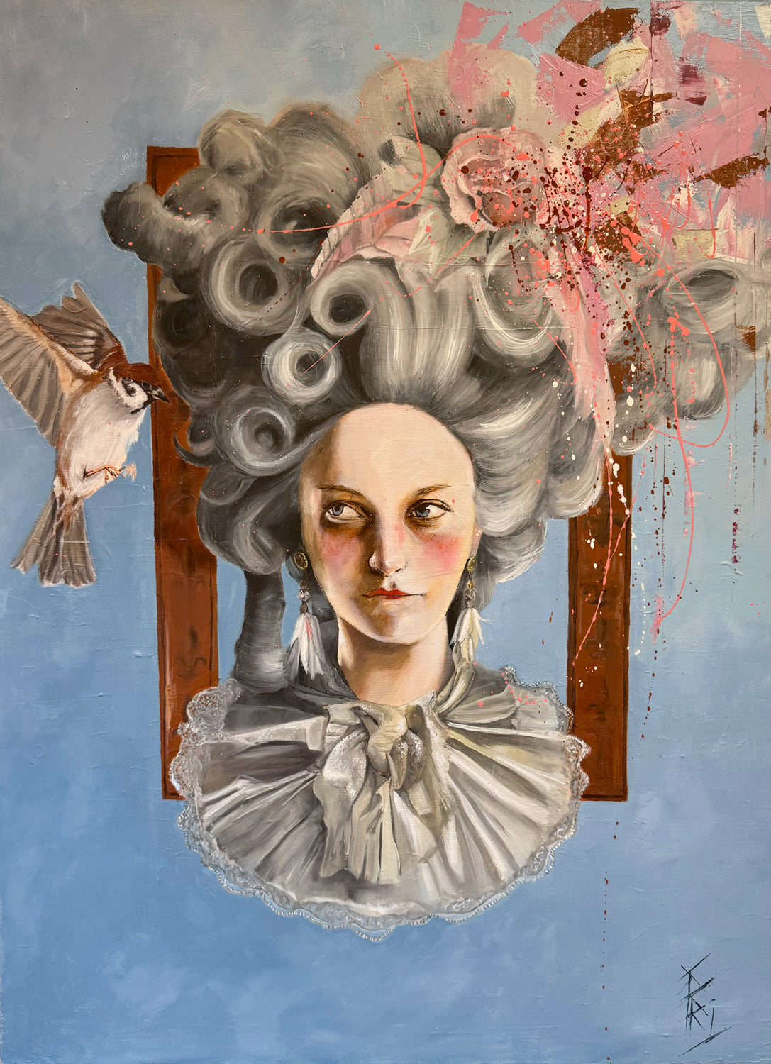 Marie-Antoinette à l'oiseau
