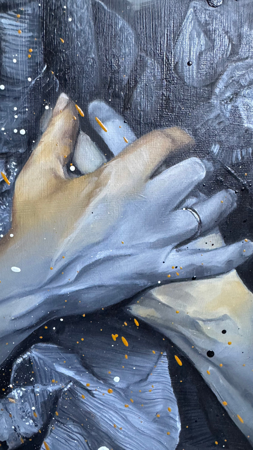 Tableau peinture à l'huile - SEREINE