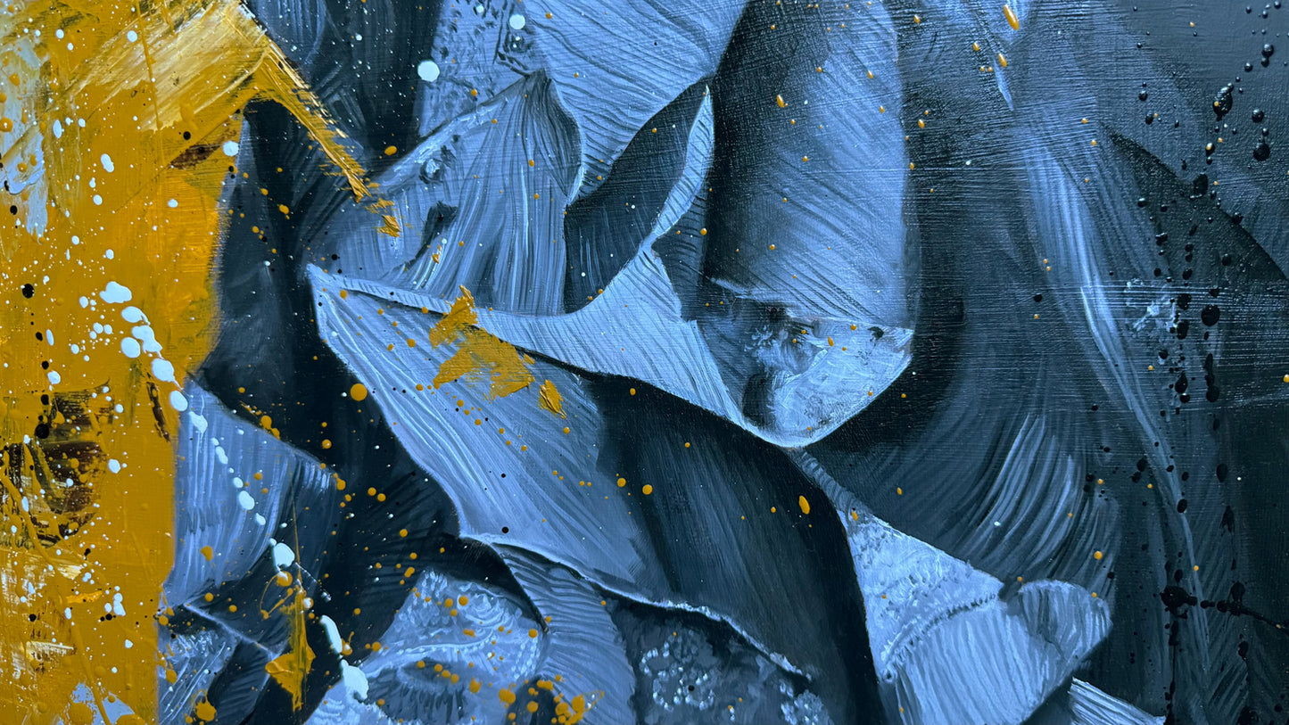 Tableau peinture à l'huile - SEREINE