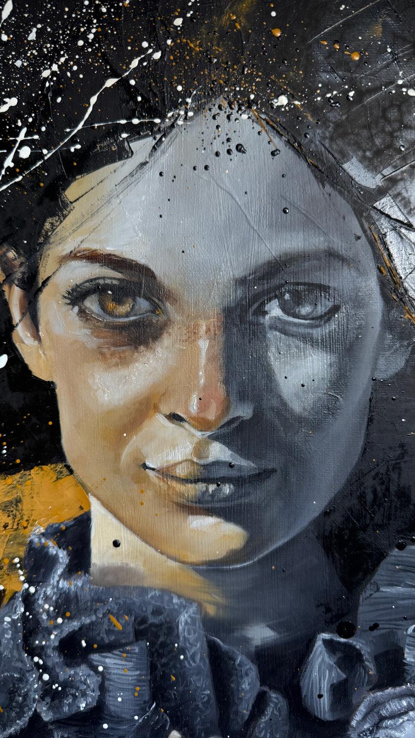 Tableau peinture à l'huile - SEREINE
