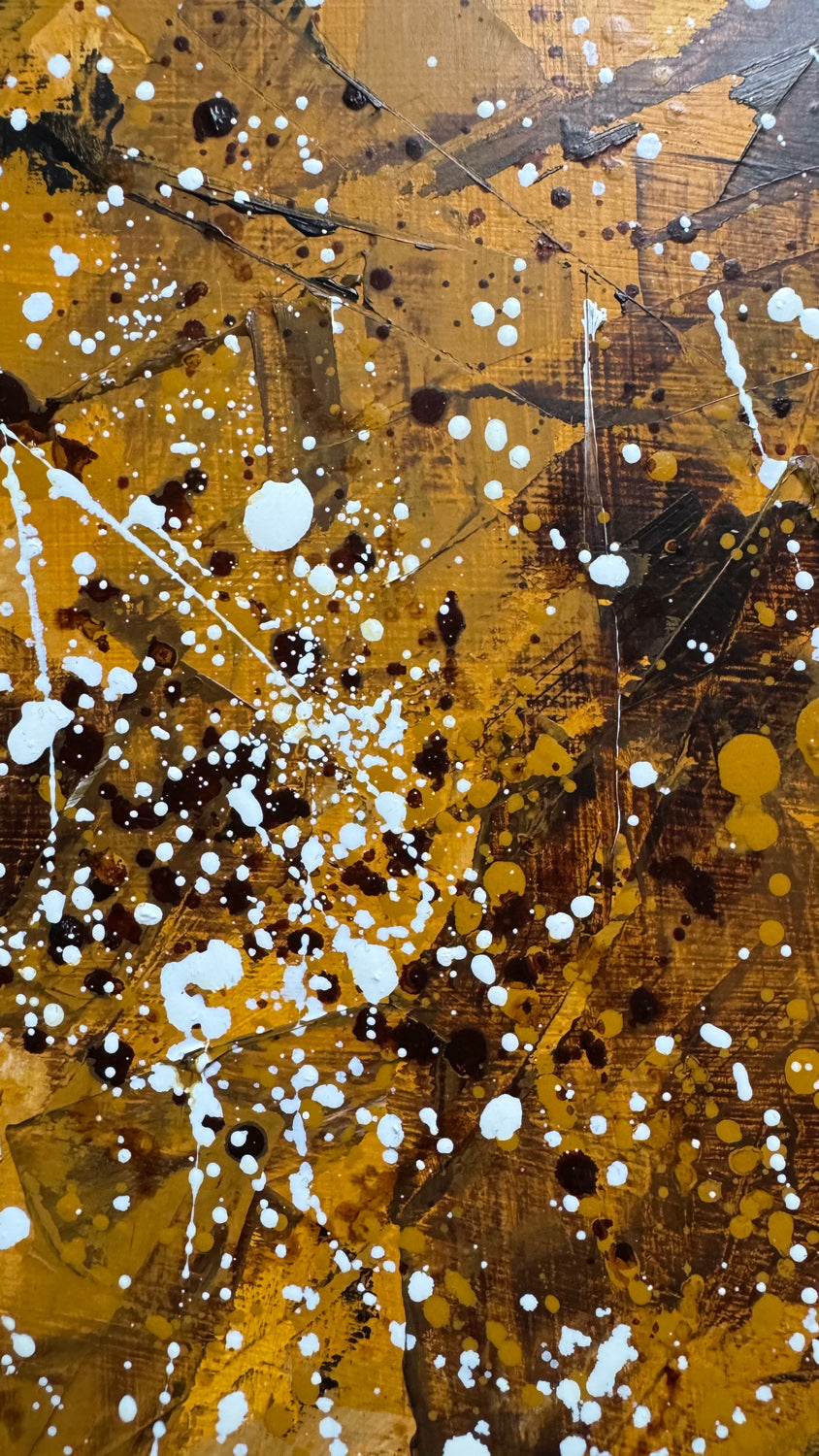 Tableau peinture à l'huile - ATTENTIVE