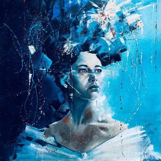 Tableau peinture à l'huile - LOIN
