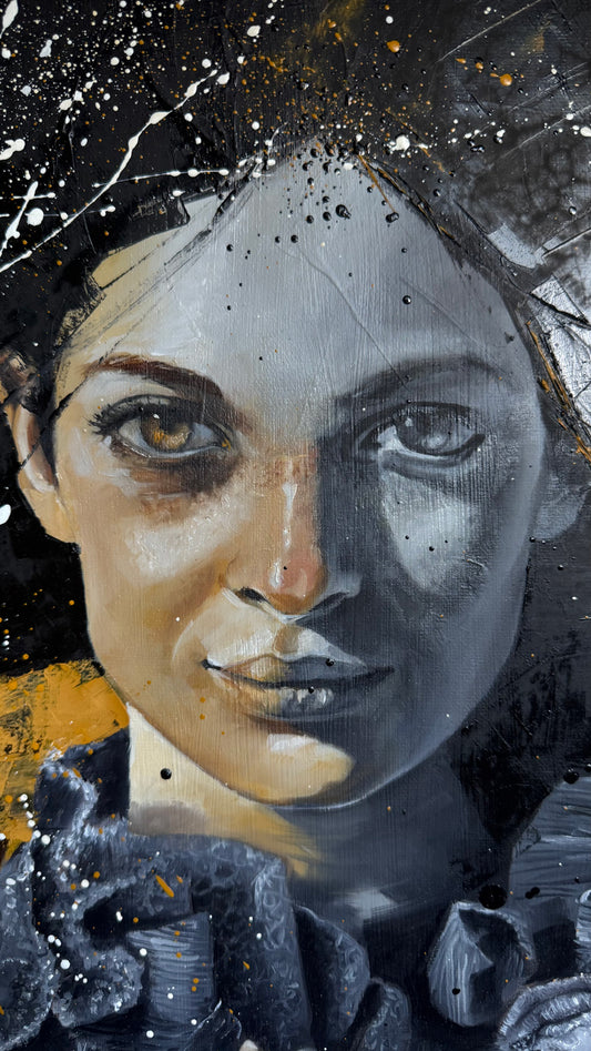 Tableau peinture à l'huile - SEREINE
