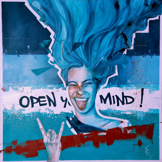 Peinture à l'acrylique "Open Your Mind"